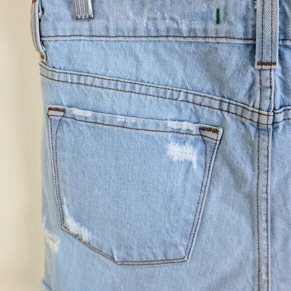 J Brand Libra Cut-Off Denim Short Light Wash Blue Size 28 - Picture 4 of 7
